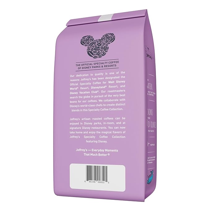 Joffrey's Coffee - Disney Ursula Cauldron Brew Disney Specialty Collection Flavored Coffee Arabica &amp Whole Beans Artisan Medium Roast Rich &amp Smooth Taste (Whole Bean 11oz)