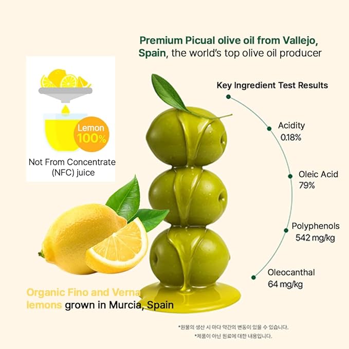 BB LAB Organic Olive &amp Lemon Dual Shot 50:50 Ratio Cold-Pressed Extra Virgin Olive Oil &amp NFC Lemon Juice 16g*10 Sticks