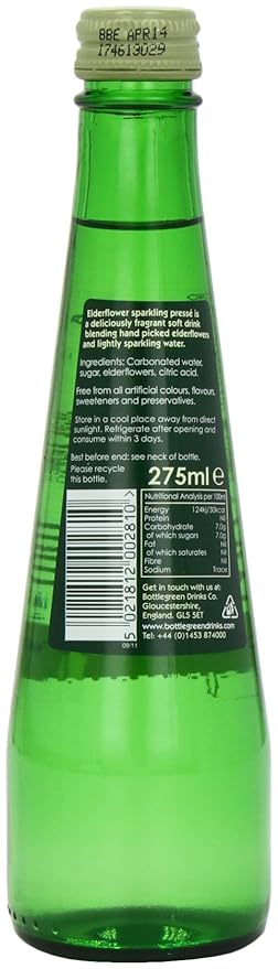Bottle Green Elderflower Presse 275 ml (Pack of 12)