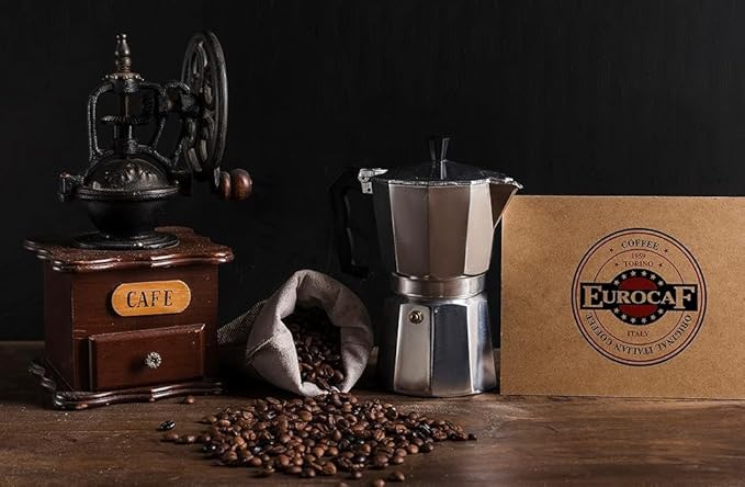 Eurocaf Blend Gold Whole Bean Coffee Medium Roast 2.2 Ib Original Italian Coffee (Pack of 1)