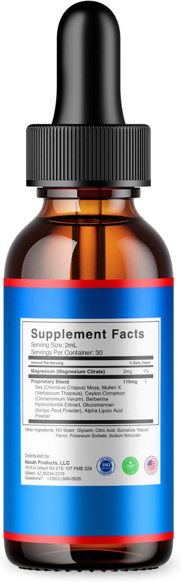 BLUE VIBE Sugar Clean Advanced Formula Drops Sugar Clean Advanced Strength Overall Health &amp Wellness Support SugarClean Premium Daily Health and Overall Energy Formula (2 Pack - 4oz / 120ml)