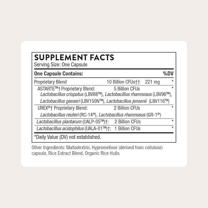 THORNE - Women's Daily Probiotic* - Shelf Stable Probiotic Supplement - Promotes Everyday Immune Cardiovascular &amp Metabolic Health* - 30 Servings