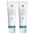 Forever Living - Aloe Vera Gelly - Pure Aloe Gel to Sooth Moisturize and Condition - Vegan and Gluten-Free - 4 fl oz (Pack of 2)