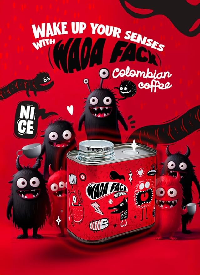 Wada Fack Single Origin Specialty Coffee 454g: Medium Roast Colombian Ground Coffee with High Cupping Score 88 &amp Flavor Notes of Sweet Lemon Pink Grapefruit Cocoa