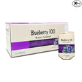 Chunho Food Blueberry Juice 100 Contains 100% Blueberry Juice. Neuroprotective Function Helps Relieve Eye Fatigue and Restore Eye Sight. No Preservatives and Artificial Additives. [30 Pack]