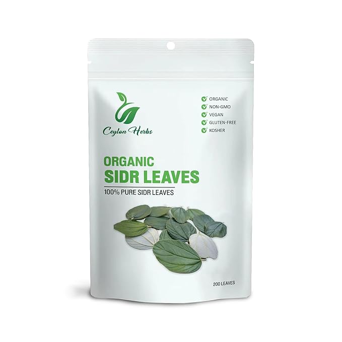 Dried SIDR Leaves - 100% Pure Organic Sun-Dried Leaves Healthy Well Cleaned Leaves