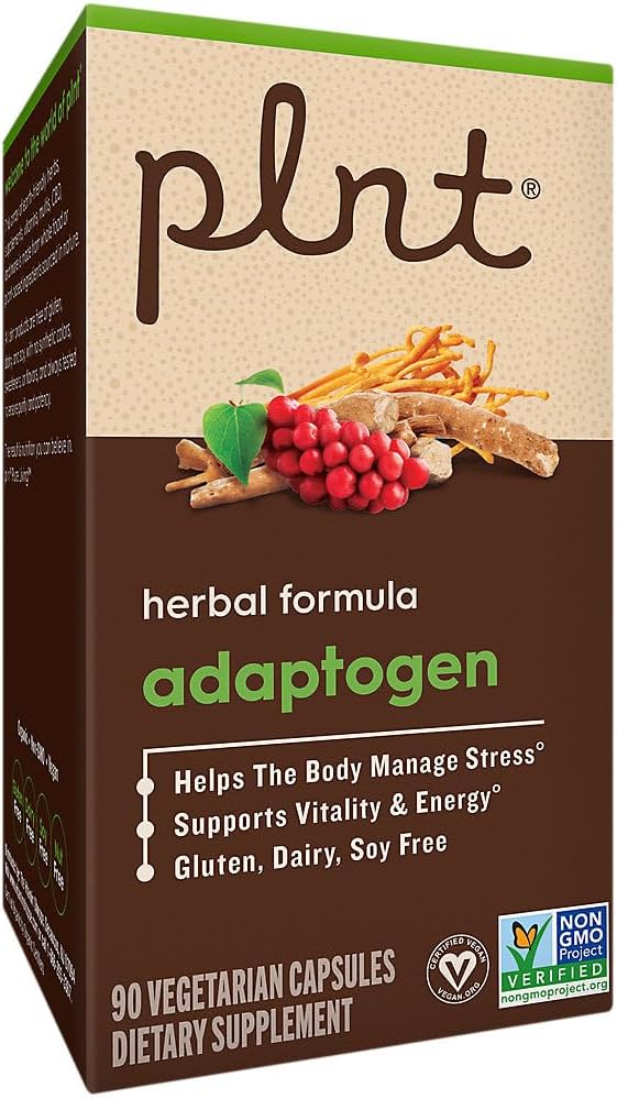 Adaptogen Herbal Formula a Supports Stress Management Energy &amp Vitality (90 Vegetarian Capsules)