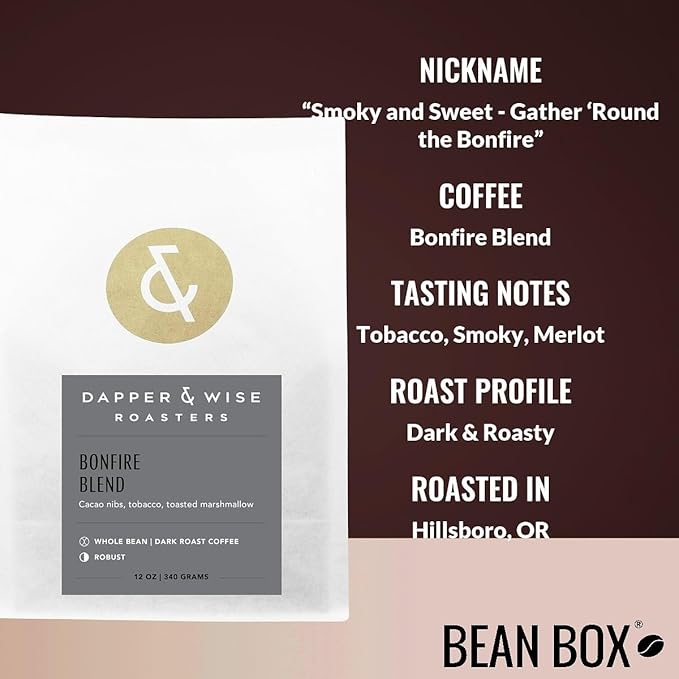 Bean Box Coffee Sampler - Roasted by Dapper 4-Pack Freshly Ground Coffee Gourmet Coffee