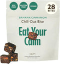 GEM Calm Bite | Supports Calm Mind &amp Clarity | Magnesium L-Threonate Golden Chlorella Lemon Balm | Holistic Non-Habit Forming | Gluten Free Soy Free Banana Cinnamon (28 Count)