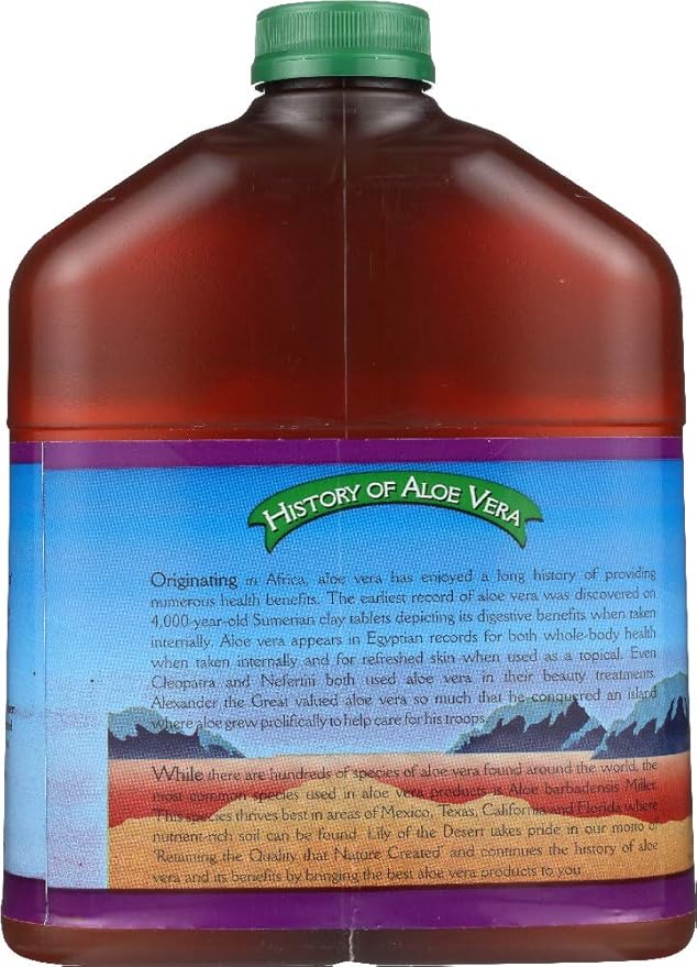 Lily Of The Desert Juice Aloe Vera Whllf Presfre 128 Ounce