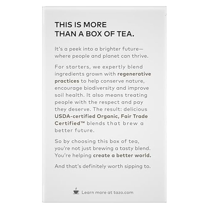 TAZO Organic Awake English Breakfast Black Tea-Bags Bold Traditional Breakfast-Style Black Tea 96 Bags (Pack of 2)