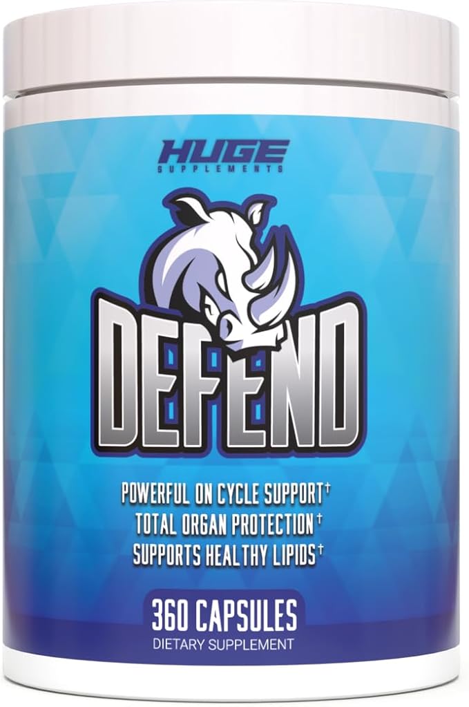 Defend Cycle Support - Most Stacked &amp Complete Organ Protection Liver Support Kidneys Heart Prostate &amp Immune System On Cycle - Contains NAC TUDCA Milk Thistle Astragalus &amp More (36