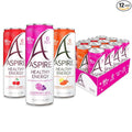 ASPIRE® Classics Variety Pack Healthy Energy Drink 80mg Natural Caffeine Zero Sugar No Carbs Keto Friendly 12 Pack Green Tea Sugar Free Drink Low Caffeine Zero Calorie