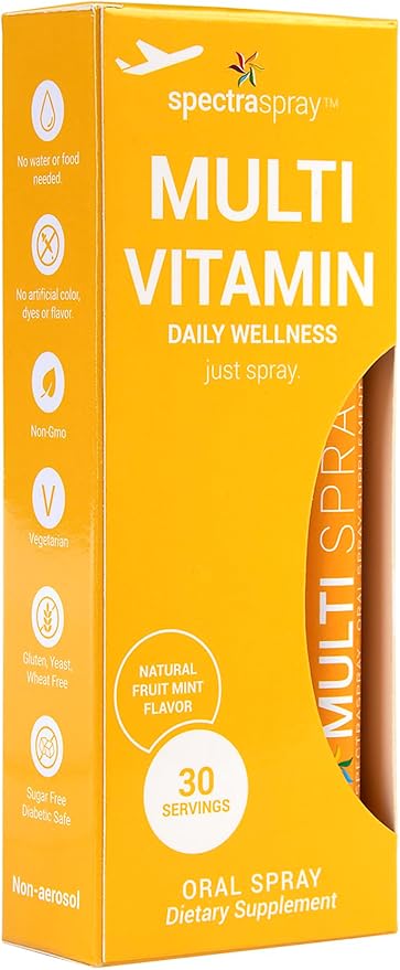 Spectraspray Sleep &amp Vitality Duo – Melatonin-Free Sleep Spray &amp Essential Multivitamin Oral Spray