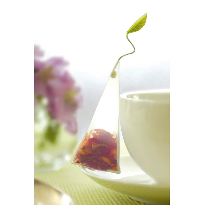 Tea Forte Premium Petite Presentation Box Gift Set Sampler 10 Count 2 of Each Blend Individually Wrapped Handcrafted Pyramid Infuser Bags Herbal Retreat Tea