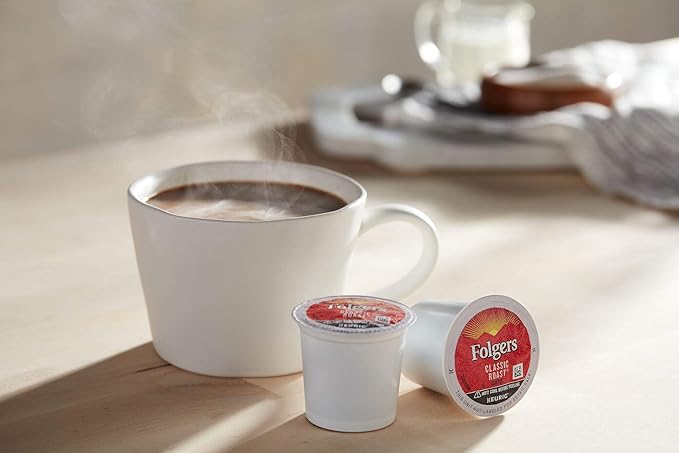 Folgers Classic Roast Medium Roast Coffee 96 Keurig K-Cup Pods