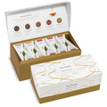 Tea Forte Premium Presentation Box Gift Set Sampler 20 Count Assorted Blends Individually Wrapped Handcrafted Pyramid Infuser Bags Winter Chalet