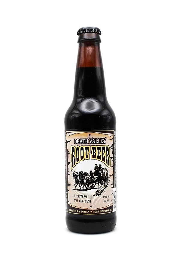 Generic Death Valley Soda | 6 Pack of Root Beer Soda | Delicious Flavored Soda Pop with Real Cane Sugar | 12 oz Glass Bottles in a 6 Pack of Root Beer with Crazy Soda Pop Bottle Opener