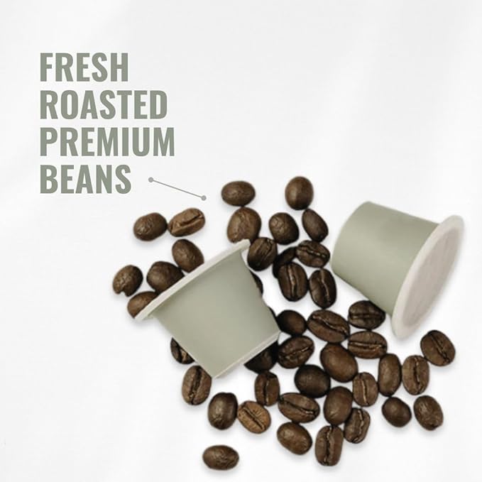 Tayst Espresso Pods Espresso Achille Coffee Capsules Compatible with Original Nespresso Machine Sustainable Single Serve Pack of 30