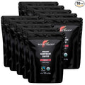 Mount Hagen 7.05oz Organic Freeze Dried Instant Coffee - 10 Pack | Medium Roast Arabica Beans | Eco-friendly Fair-Trade Instant Coffee in Resealable Pouch Bag [10x7.05oz]