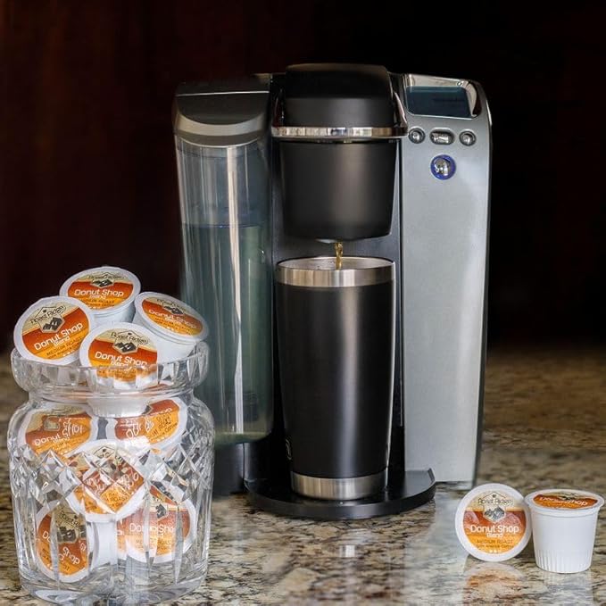 Roast Ridge Single Serve Coffee Pods for K-Cup Brewers Medium Roast Donut Shop 60 Count