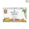 Miracle Tree Organic Ginger Moringa Superfood Tea 25 ct (Pack of 3)