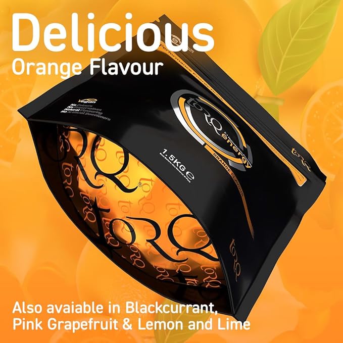 TORQ Energy Drink Mix - Natural Orange - 45 Serving