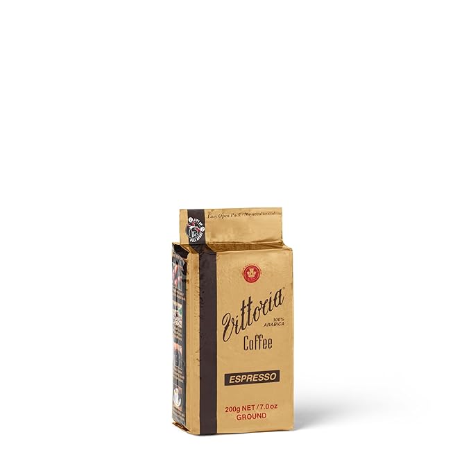 Vittoria Coffee Espresso 100% Arabica Ground Coffee - 200g