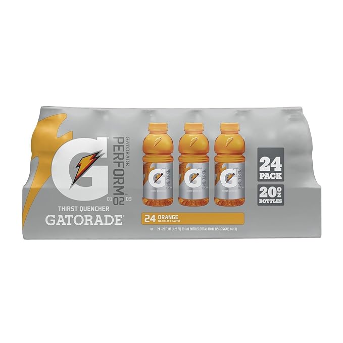 Gatorade Beverage (Pack of 24) 20 Fl Oz 480 Fluid Ounce Orange 480 Fluid Ounce