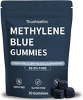 Truehealthic Methylene Blue Gummies 5mg of Methylene Blue Per Gummy for Sustained Energy Mental Clarity Lifted Mood 99.9% Pure 30 Gummies