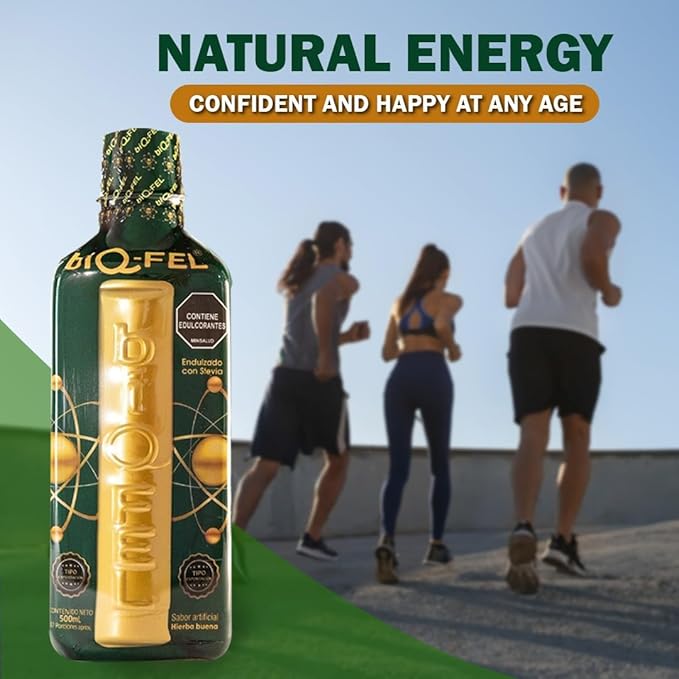 BIQ-FEL Natural Supplement - Chontaduro Guarana and Borojó Blend | 500ml | Daily Plant-Based Energy Support