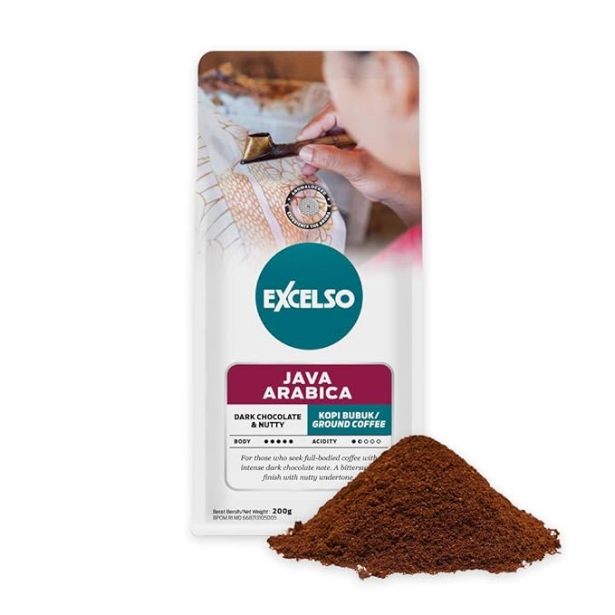 Excelso Java Arabica Ground Coffee 200g (Pack of 2)