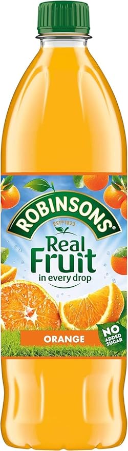 Robinsons Whole Orange No Added Sugar 1L (Pack of 4)