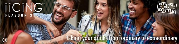 iiCiNG Flavour Shot – Blueberry Bang – All Natural flavours | Zero Calories | 1 bottle | 48ml | 24 servings | You’re in control of your own flavour |All you need to do is squirt | 6 pack