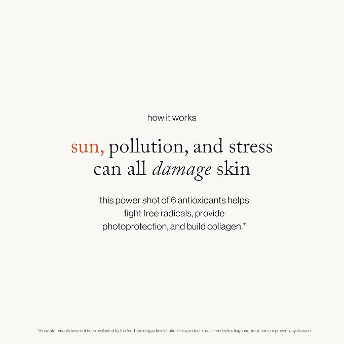 goop Beauty Morning Skin Drink Mix | Beverage Powder to Protect Against Signs of Aging | Vitamin C &amp E | Lemon Verbena &amp Orange Flavor | Non-GMO Gluten-Free &amp Vegan | 30 Pack