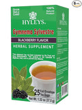 Hyleys Gymnema Sylvestre with Green Tea - Blackberry Flavor - 25 Tea Bags (6 Pack - 150 Tea Bags Total)