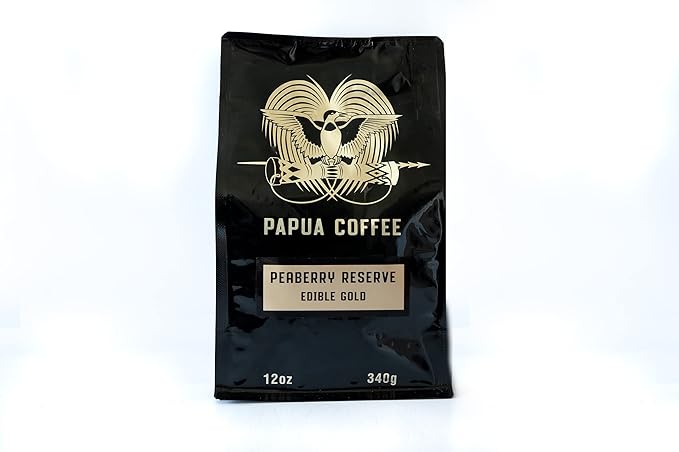 Papua Ground Peaberry Gold Coffee (12oz)