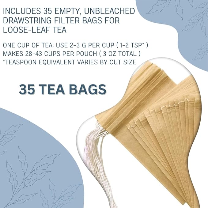 Memory &amp Focus Tea Blend: Gotu Kola Eleuthero Root Ginkgo Ho Shou Wu Peppermint Damiana Calendula Lemongrass Licorice Loose Leaf 3oz for Clarity &amp Focus Support
