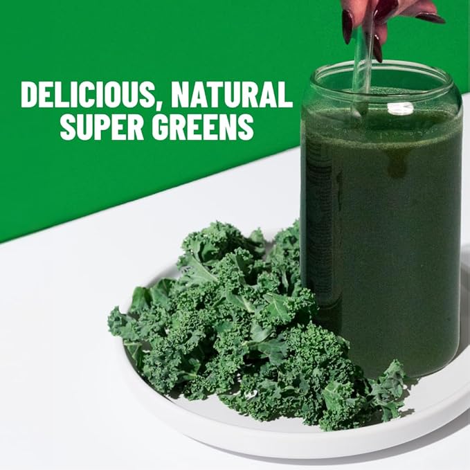 EHP Labs OxyGreens Super Greens Powder with Spirulina &amp Chlorella Prebiotic Fiber Probiotics &amp Digestive Enzymes – Antioxidant Green Superfood Supplement - 15 Servings (Forest Berries)