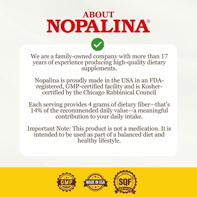 Nopalina Flax Seed Plus Capsules 240 Capsules