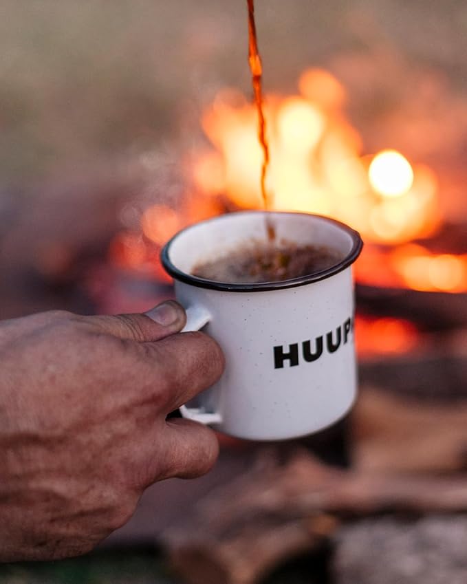 HUUPA Extreme Wood-Fired Roasted Coffee Organic Chiapas Coffee Dark Roast High Caffeine Full-Bodied Ground Extreme 16 oz