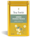Tea Forte Green Mango Peach Premium Loose Leaf Caffeinated Green Tea Blend Canister Makes 35-50 Cups