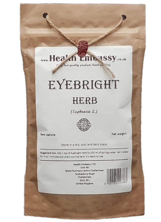 Health Embassy Eyebright Herb | Euphrasia officinalis L | Herbal Tea (100g)