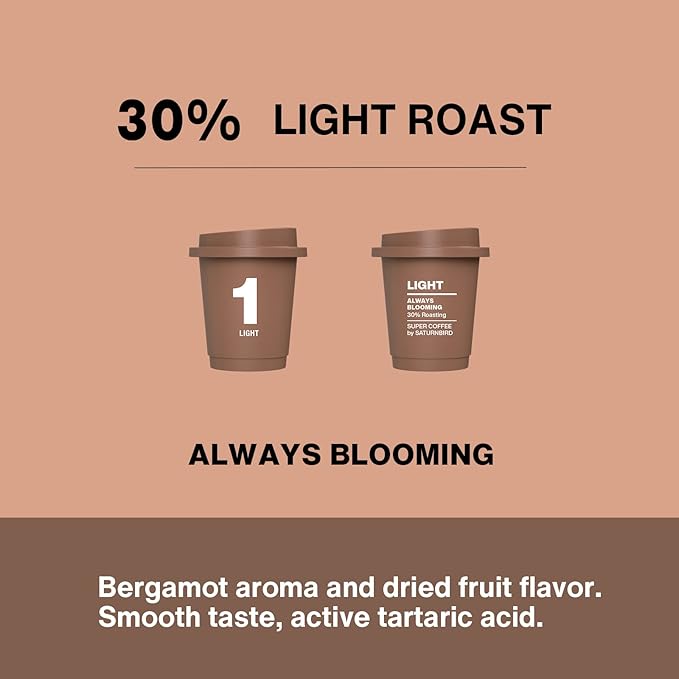 SATURNBIRD Specialty Coffee Instant Cold Brew Light Roast 100% Arabica Powder Enjoy Hot/Cold 24 Single Serves for Camping Traveling Home Office(NO.1)