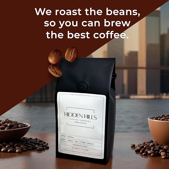 Hidden Hills Whiskey Barrel Aged Coffee Freshly Roasted Personally For You Upon Ordering And Shipped Directly Strong &amp Smooth Blend 30 Days Aged In A Bourbon Barrel