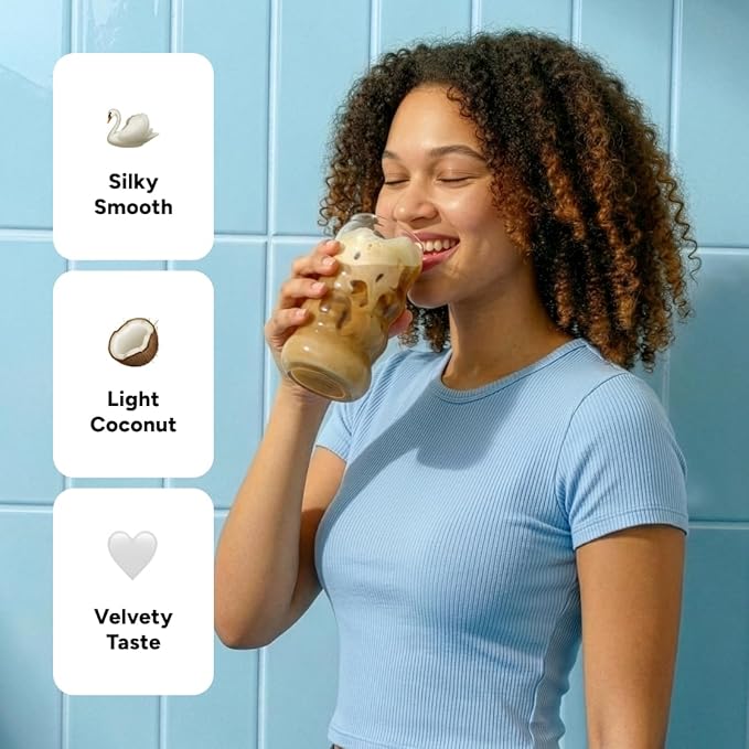 Collagen Protein Creamer for Coffee with Probiotics Creatine &amp Coconut MCT Oil - Made in USA - Gut Health Beauty &amp Recovery - 30 Servings