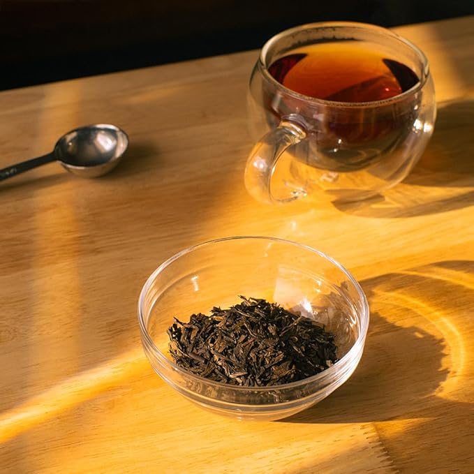Organic Positively Tea Company Hojicha Green Tea Loose Leaf 16 Ounce