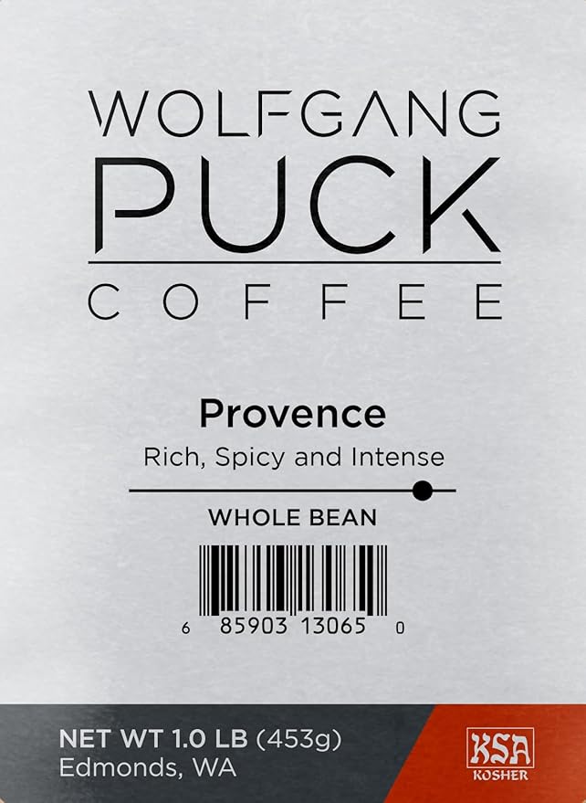 Wolfgang Puck Coffee Provence French Roast Whole Bean Coffee 1-Pound (Pack of 3)