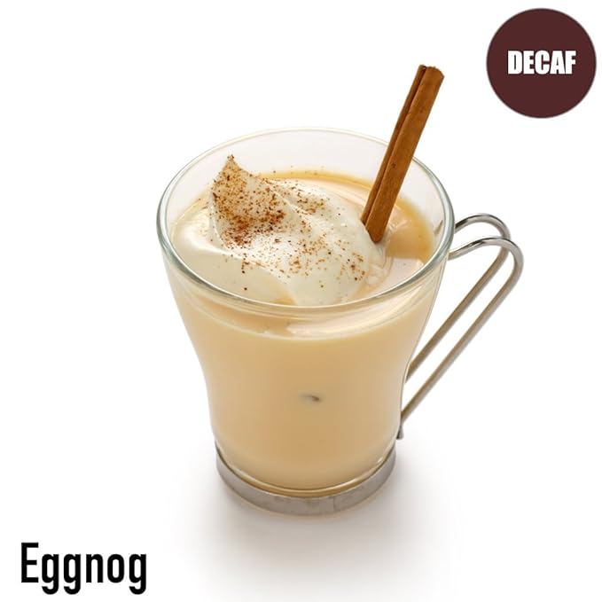 Eggnog Flavored Decaf Coffee Whole Bean 16-ounce