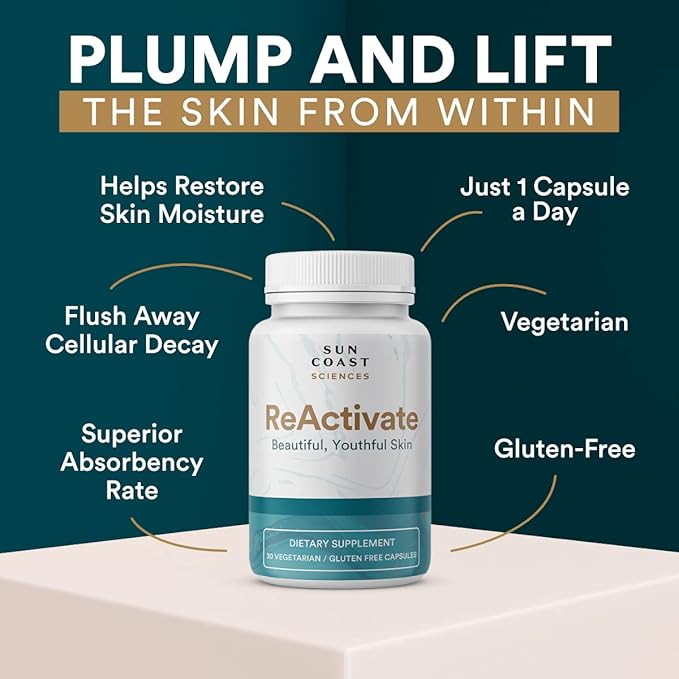 ReActivate Your Skin’s Beauty from Within with Dr. Rosenberg’s Special Skin Health Formula - 30 Count (Pack of 1)